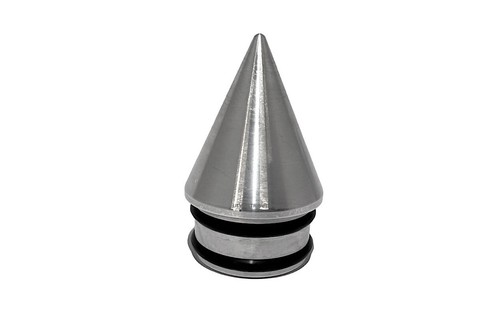 Aluminum push in spiked - push,